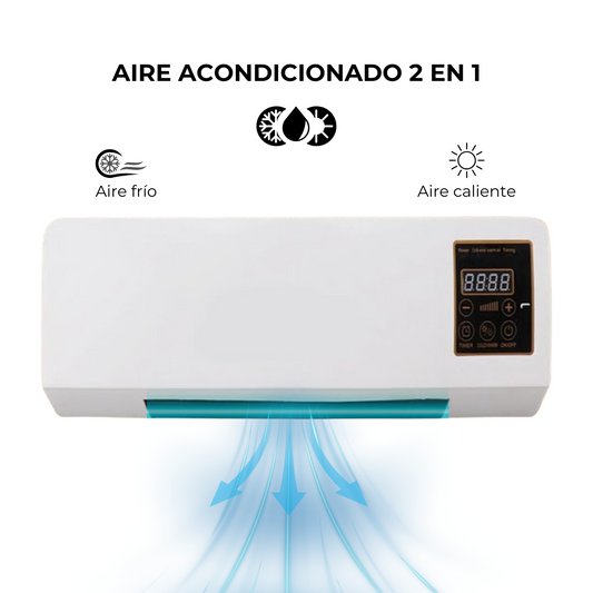 Aire acondicionado 2 en 1.